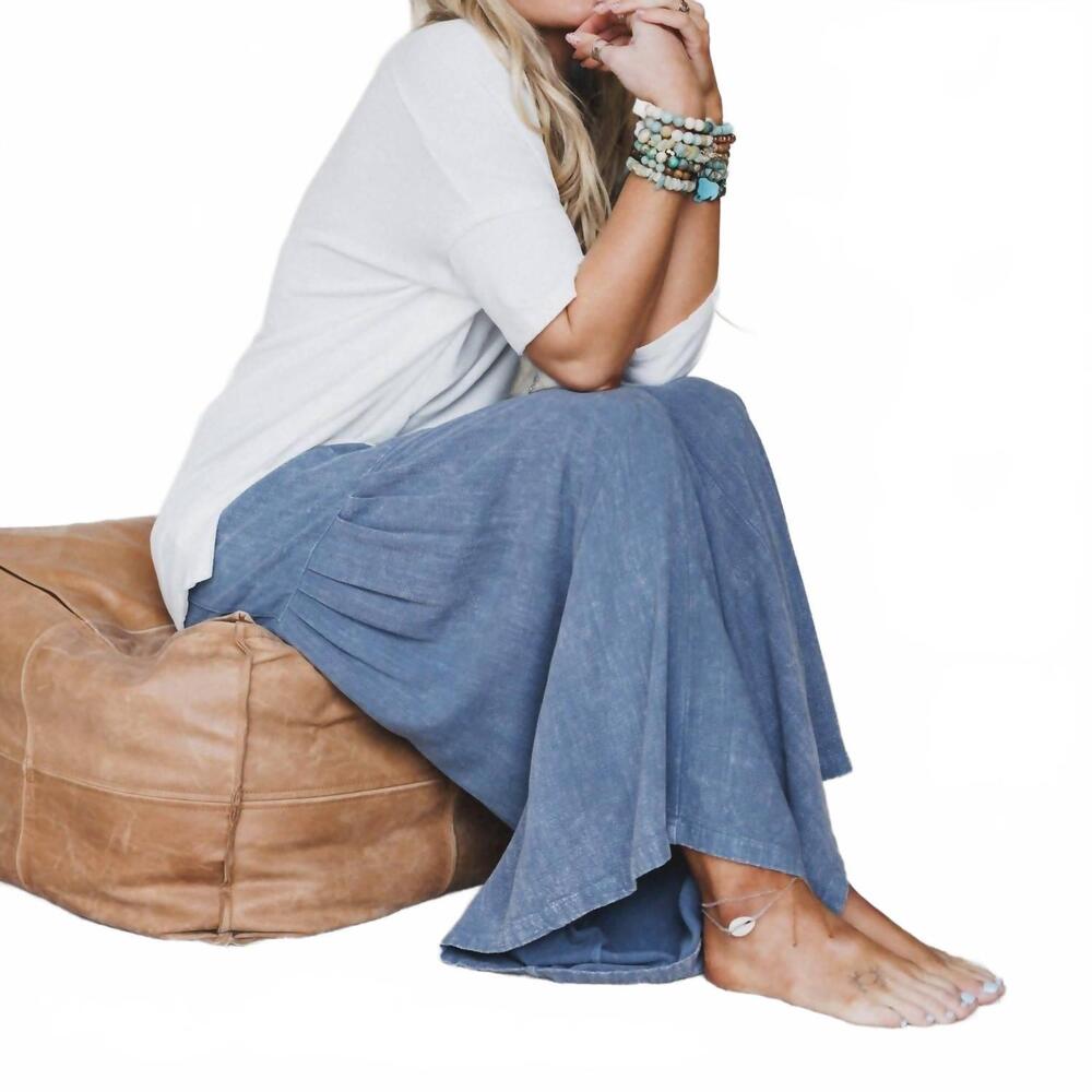 NEW THREE BIRD NEST laidback nomad pants in denim - Picture 5 of 7